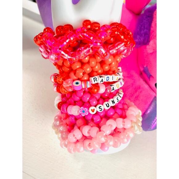 Sunset Princess Kandi Cuff w/ Removable Rotating Bracelets - Picture 6 of 6